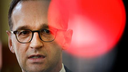 Bundesjustizminister Heiko Maas bei seinem Schulbesuch in Babelsberg.
