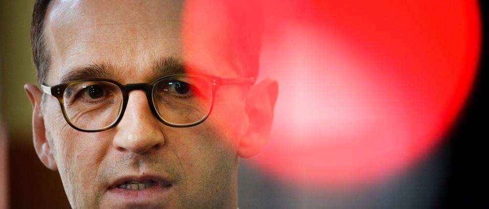Bundesjustizminister Heiko Maas bei seinem Schulbesuch in Babelsberg.