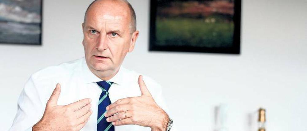 Ohne Schnörkel. Brandenburgs Ministerpräsident Dietmar Woidke (SPD).