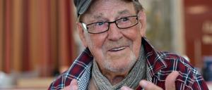 Der Jubilar. Köfer feiert heute nach einer Vorstellung in Bernau.