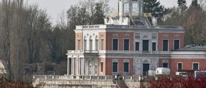 Das Marmorpalais im Neuen Garten in Potsdam: Anlässlich des Dienstantrittes von Peter Joseph Lenne in Potsdam vor 200 Jahren wurden durch die Beseitigung des Wildwuchses am Wasser und den Beschnitt der Bäume die historischen Sichtbeziehungen im Landschaftsgarten wiederhergestellt.