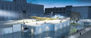 Wippen in Berlin. Der Entwurf für das geplante Freiheits- und Einheits-Denkmal.