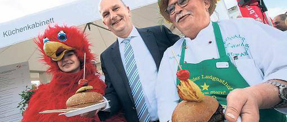 Ministerpräsident Dietmar Woidke zum 25. Geburtstag des Landes Brandenburg im September 2015 in Potsdam.