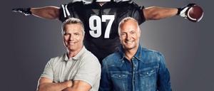 Football auf Sat1: Mit Frank Buschmann (re.) und Jan Stecker