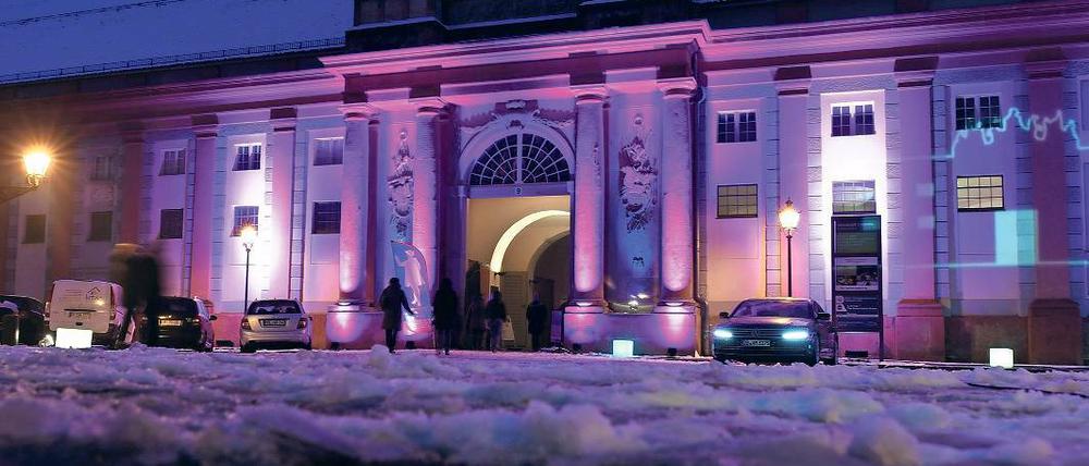 Immerhin: Am Samstag erstrahlte die Innenstadt bei der Aktion „Unterwegs im Licht“.