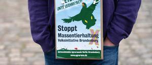 11 300 Potsdamer haben bislang das Volksbegehren gegen Massentierhaltung unterschrieben.