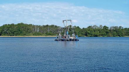 Geoarchiv. Der Tiefe See in Mecklenburg-Vorpommern.
