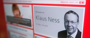 Klaus Ness, der ehemalige SPD-Fraktionschef, ist im Dezember verstorben.