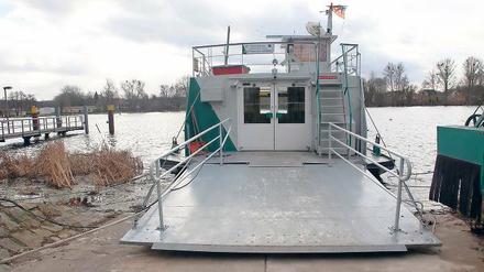 Die Fähre nach Hermannswerder.