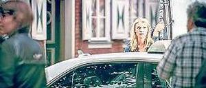 Drehort Holländisches Viertel. Claire Danes im Einsatz.
