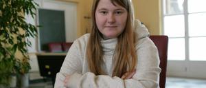 Die 20-jährige Jessi lebt seit zwei Jahren in der Obdachloseneinrichtung "Junge Wilde" in Potsdam.