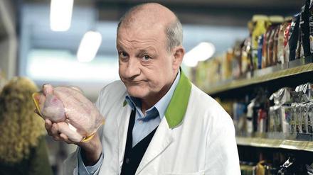 Der Columbo vom Prinzipalmarkt: Leonard Lansink genießt die Rolle des phlegmatischen Privatdetektivs Georg Wilsberg, der schon den einen oder anderen Undercover-Einsatz hinter sich hat. Diesmal ermittelt er in einem Supermarkt.