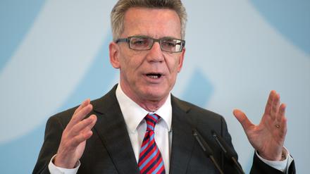 Bundesinnenminister Thomas de Maizière.