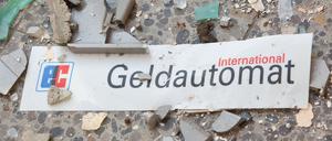 Gesprengte Geldautomaten: Die Schäden entstanden größtenteils an Gebäuden.
