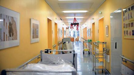 Für Patienten eine schwere Zeit. In diesen Tagen ist die Palliativstation der Charité zurückhaltend geschmückt.