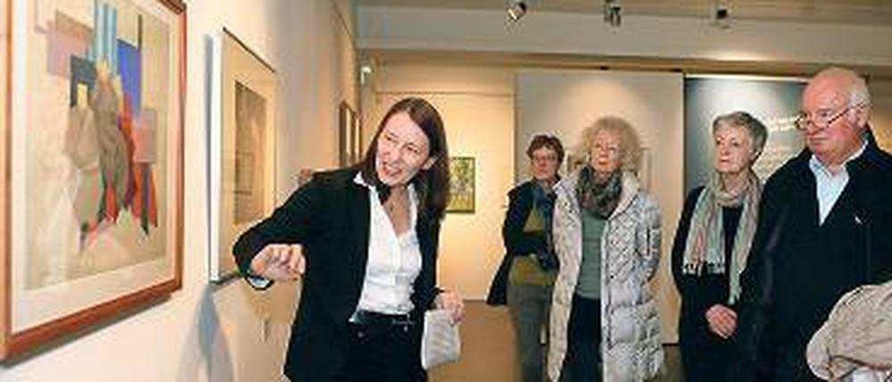 Aufmerksam. Die PNN-Leser folgen Götzmanns Erläuterungen.