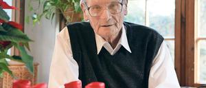 Dankbar für sein Leben. Ulrich Heilmann hat mit 91 Jahren das Schreiben entdeckt.