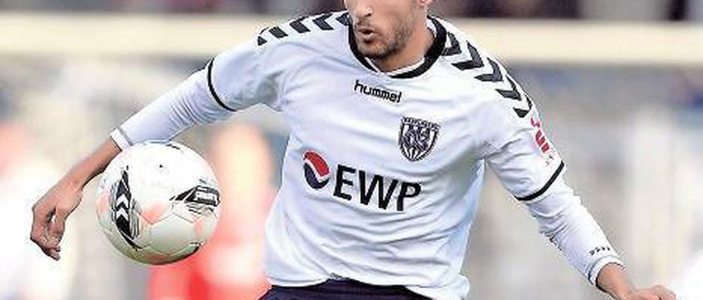 Offensivkraft. Der dribbelstarke und schnelle Onur Uslucan spielt seit dieser Saison beim SVB. Aufgrund einer Mitte Juli erlittenen Knöchelblessur konnte er erst vor einer Woche sein Liga-Startelfdebüt geben.