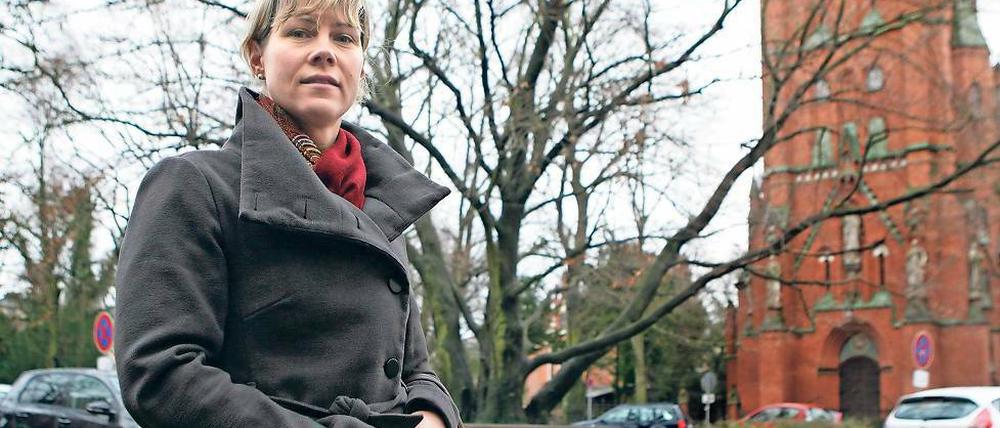 Der Rudolf-Tschäpe-Platz rund um die mächtige Blutbuche wäre ideal für einen Wochenmarkt, findet Tabea Gutschmidt.