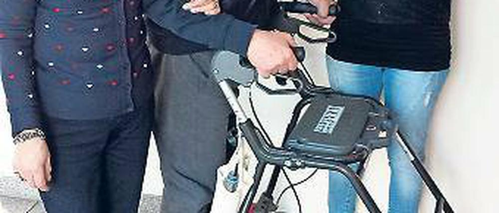 Ein Besuch im Herbst 2015. Angelica, Orazio, Efi (rechts).