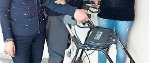 Ein Besuch im Herbst 2015. Angelica, Orazio, Efi (rechts).