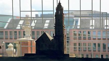 Modell der Garnisonkirche.