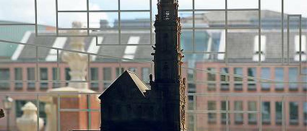 Modell der Garnisonkirche.