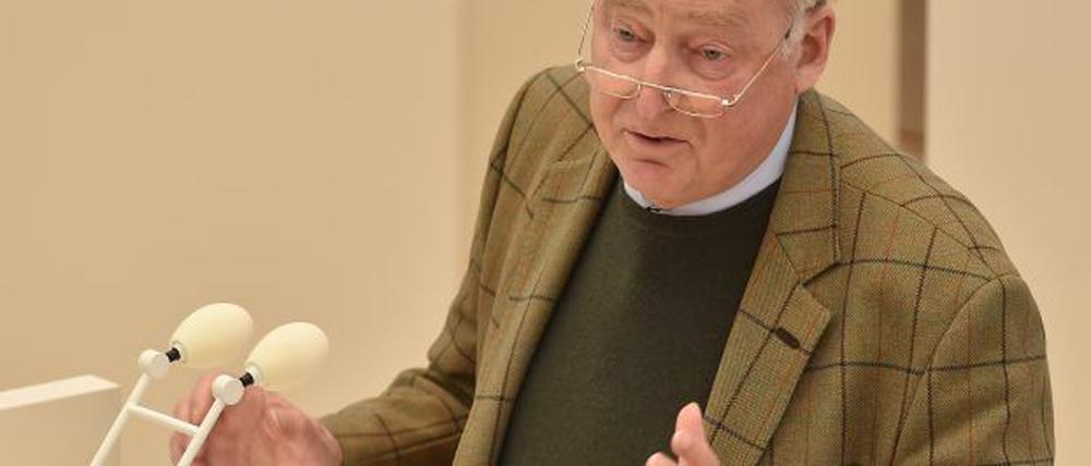 Kalkül: Der AfD-Fraktionsvorsitzende Alexander Gauland spricht am 18. November in der Debatte des Landtages.