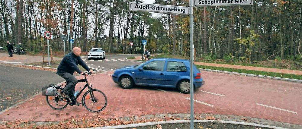 Ausgebaut. Gestern wurde die Schopfheimer Allee freigegeben.