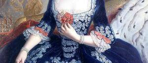 Vergessen. Elisabeth Christine auf einem Gemälde von Antoine Pesne, um 1739.