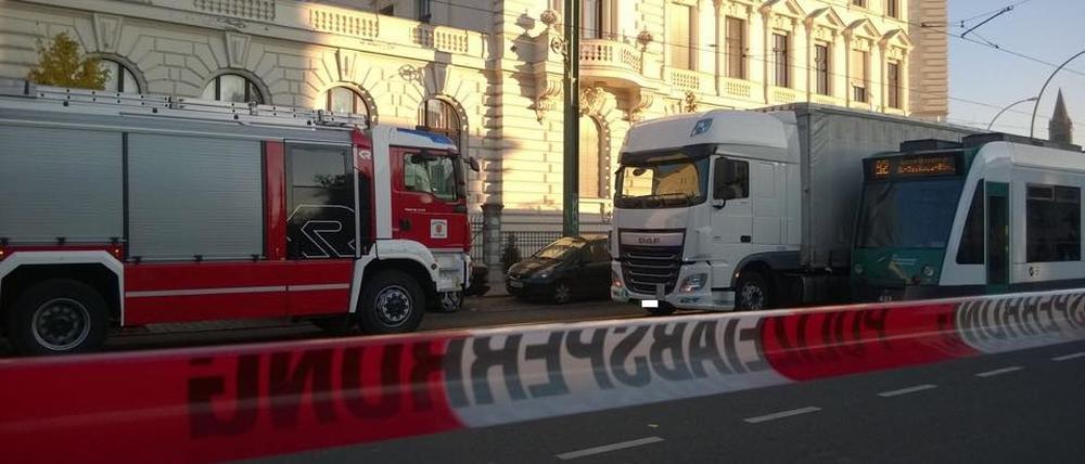 Unfall in Potsdam.