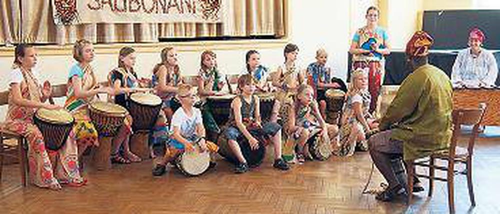 Gemeinsam klingt man schöner. Schüler der Singschule Babelsberg.