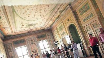 Gute Akustik. Zum Tag des offenen Denkmals wurde im Palais Lichtenau bereits musiziert.