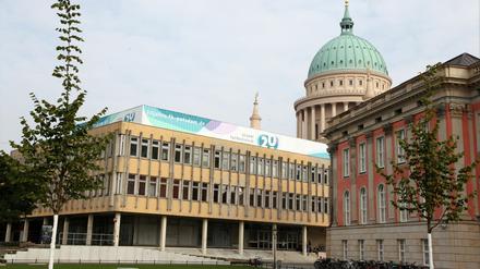 Das Fachhochschul-Gebäude in Potsdam ist umstritten.