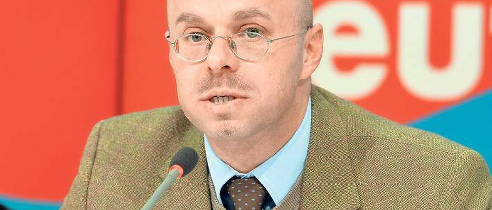 Rechtsaußen. Andreas Kalbitz von der AfD.