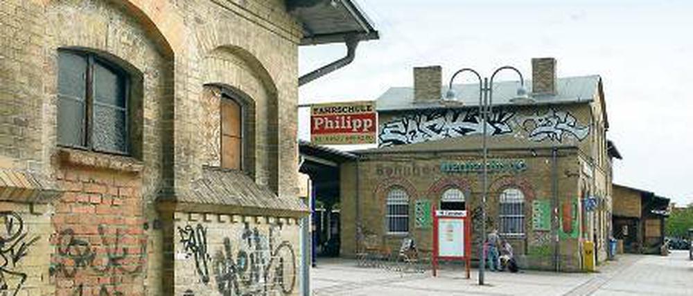 Verschmiert. Die Fassade soll zur Thermeneröffnung saniert werden.