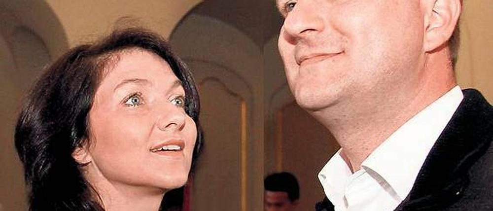 Der neue CDU-Kreischef in Potsdam, Steeven Bretz, und seine Vorgängerin Katherina Reiche, hier auf einem Foto von 2014.