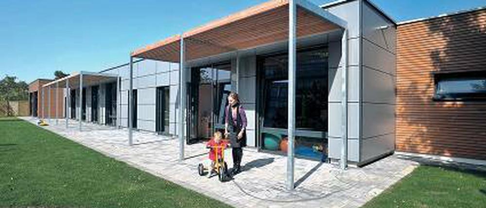 Baukasten-Kita. Eine Tagesstätte in Modulbauweise.