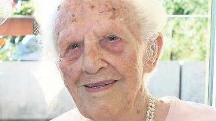 Hildegard Stoye lebt in Potsdam und hat noch einiges vor.