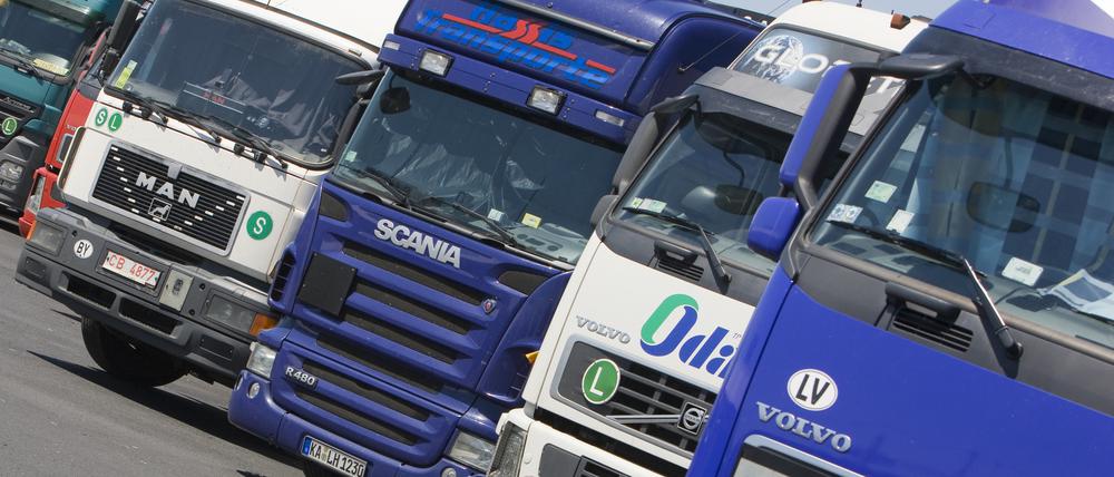 Speditionsfirmen in Potsdam fehlt es an Kraftfahrern.