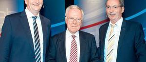 Premiere. Die drei Brandenburger Regierungschefs waren erstmals gemeinsam zu erleben.