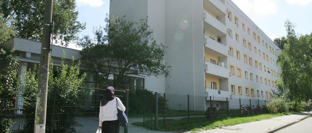 Tatort Schlaatz. Dort kommt es besonders häufig zu Übergriffen, selbst vor dem Flüchtlingsheim.