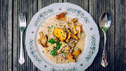 Die wichtigste Zutat für Risotto ist Geduld.