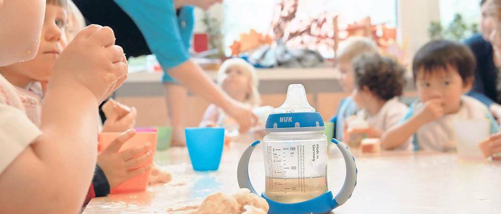 Die Zahl der Kinder in Potsdamer Kitas ist laut einer Studie der Bertelsmann-Stiftung weiterhin viel zu hoch.