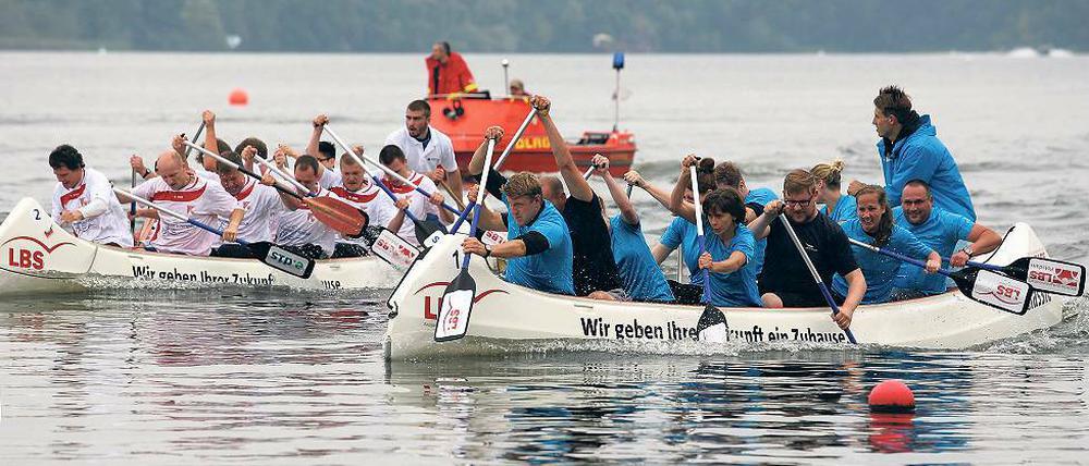 Wettstreit. 850 Hobbypaddler nahmen an den letzten Wasserspielen teil.