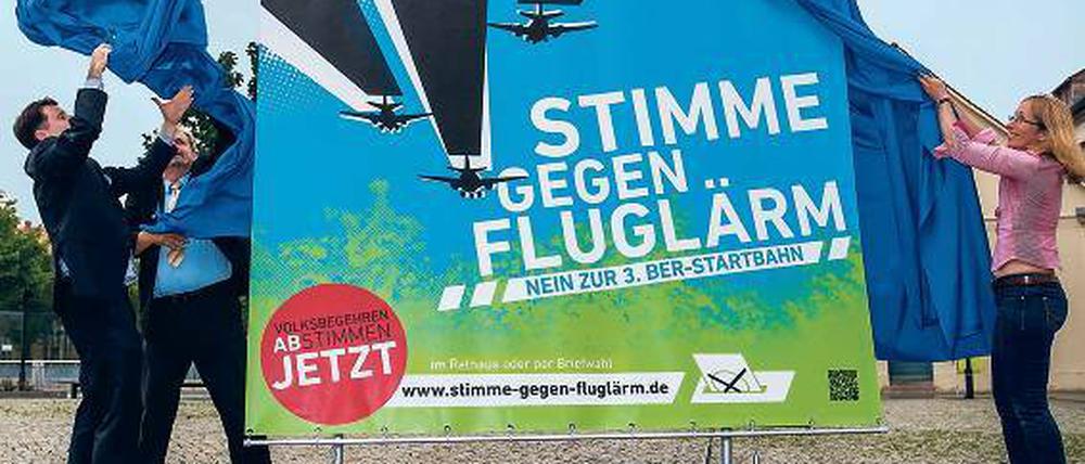 Umstritten. In Brandenburg startet am heutigen Mittwoch ein Volksbegehren, gegen den Bau einer dritten Startbahn am BER.