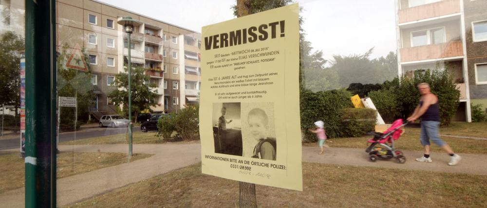 Suche nach Elias aus Potsdam: Mehr als 1000 Hinweise aus der Bevölkerung sind eingegangen, doch die entscheidende Spur war noch nicht dabei.