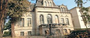 Dunkler Ort. Das frühere Kreisgericht in der Puschkinallee.