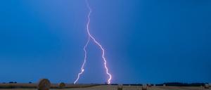 Für das Wochenende werden wieder Gewitter über Brandenburg erwartet.