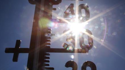 30 Grad und mehr: Auch in dieser Woche bleibt es in Brandenburg heiß.